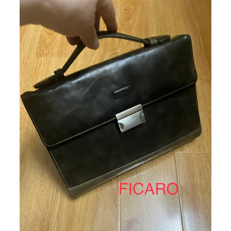 Clutch nam 25x18x3 da thật 2hand 1013061