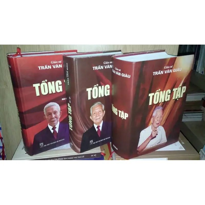 Tổng tập Trần Văn Giàu - Bộ 3 cuốn bìa cứng 728064