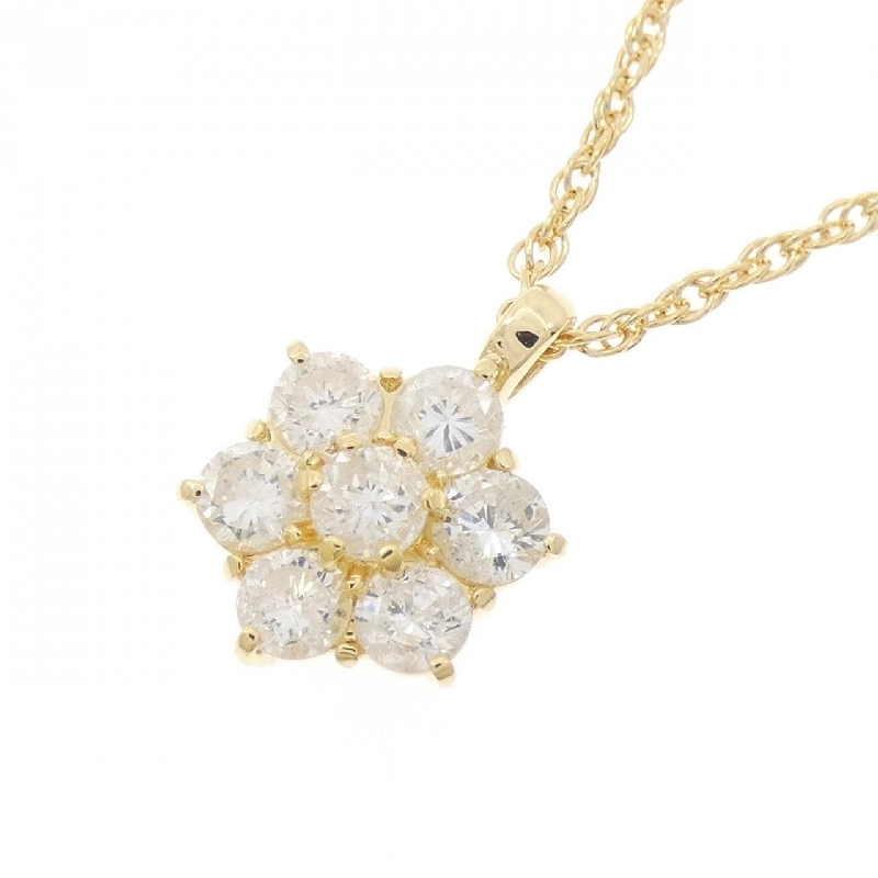 K18YG Hoa Kim Cương Dây Chuyền 1.05CT - Hàng hiệu Chính hãng 859930