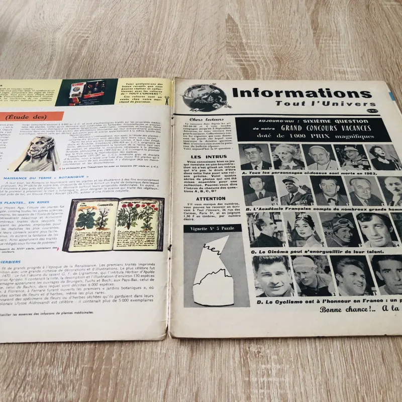 TẠP CHÍ TOUT L’UNIVERS – 1962 (10) 1015900