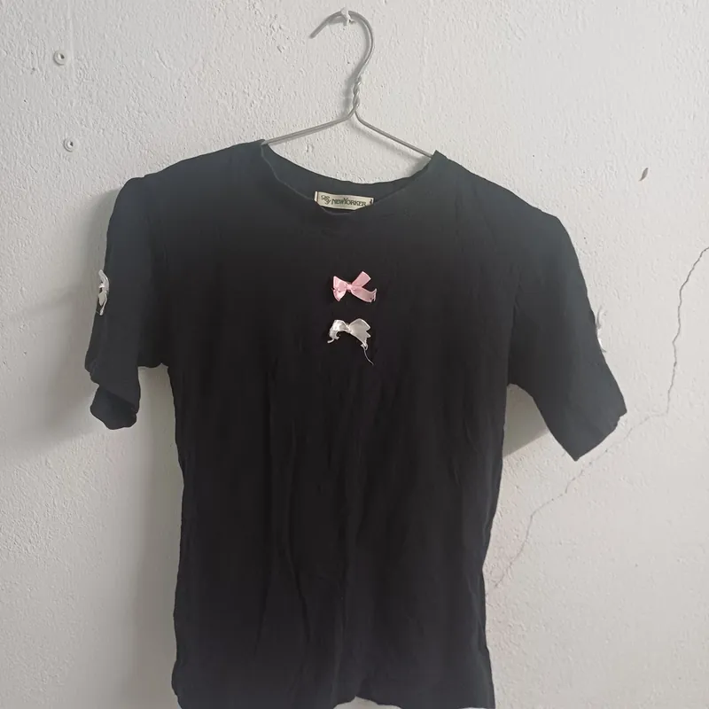 ÁO THUN BABY TEE ĐÍNH NƠ MỎNG 739565