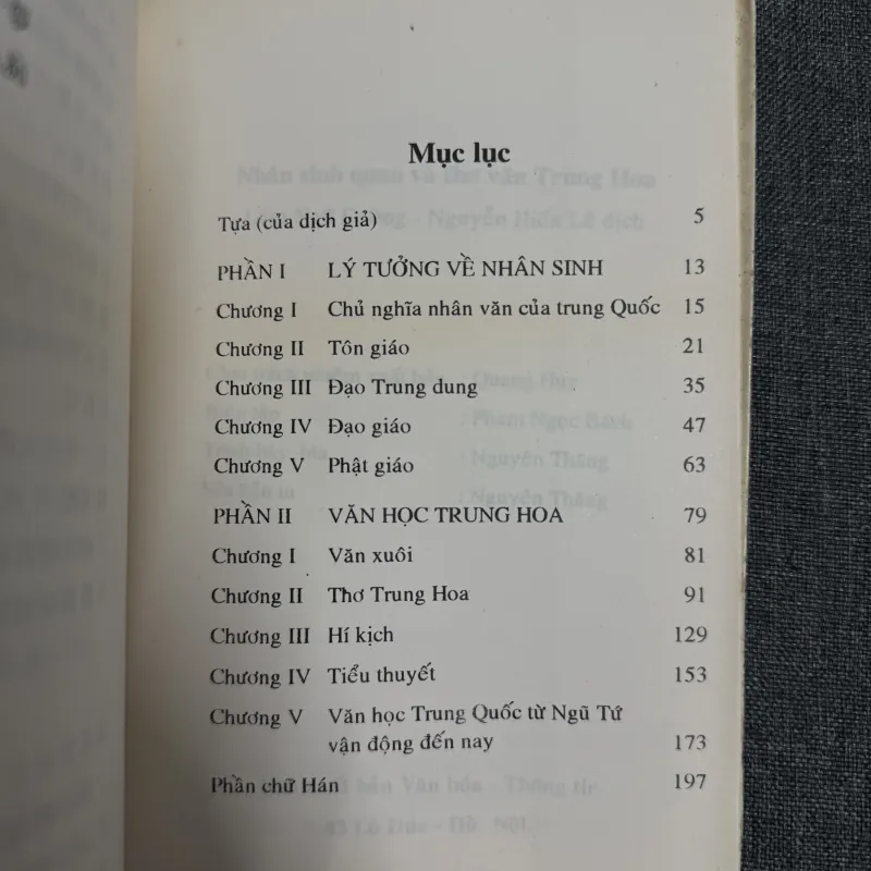 Nhân sinh quan & thơ văn Trung Hoa - Lâm Ngữ Đường 907616