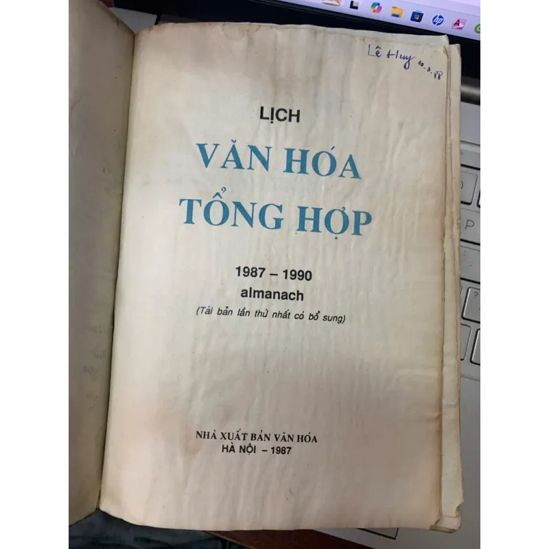 LỊCH VĂN HÓA TỔNG HỢP 1987 - 1990 (ALMANACH) 717708