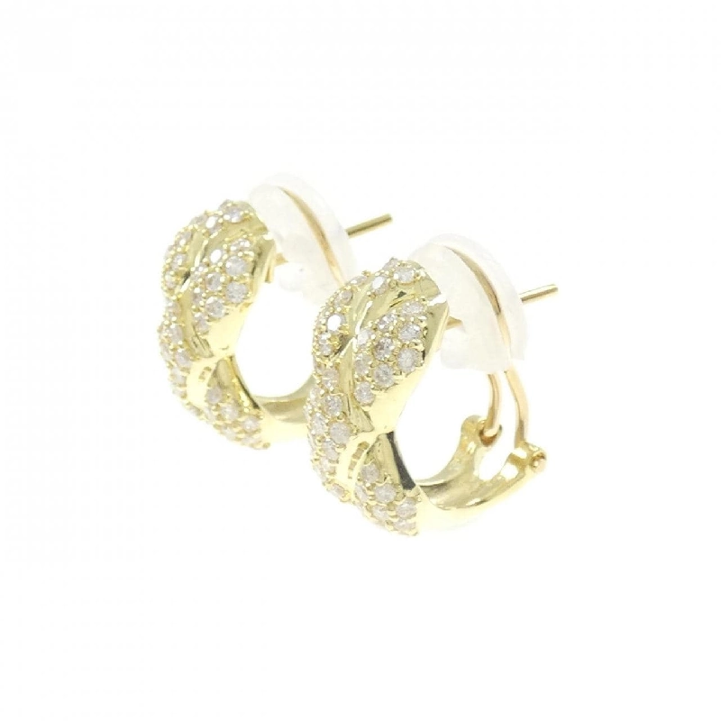 K18YG Bông tai/Khuyên tai Kim cương 1.00CT - Hàng hiệu Chính hãng 868886