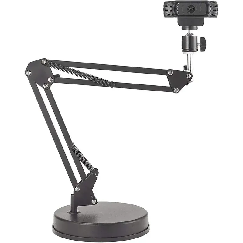 Giá đỡ webcam logitech để bàn xoay 360 tặng kèm đầu kẹp điện thoại 563954