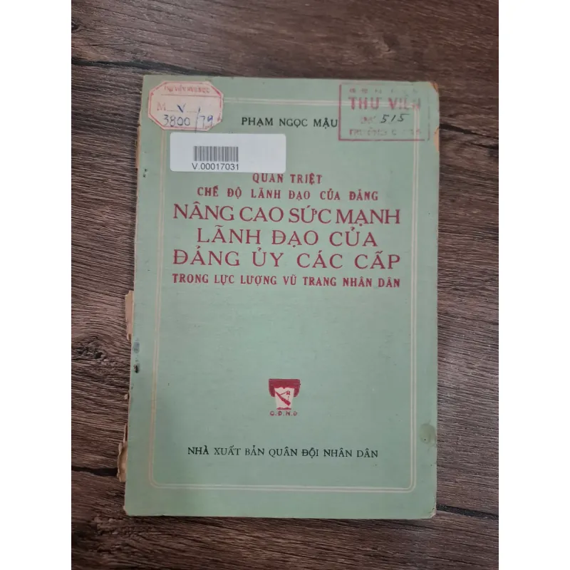 Quán triệt chế độ lãnh đạo của Đảng... trong lực lượng vũ trang 715805