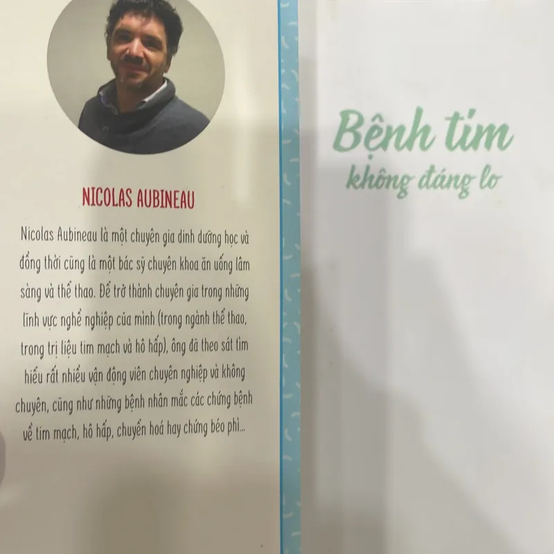 BỆnh tim không đáng lo - Nicolas Aubineau - chế độ dinh dưỡng toàn diện để chăm sóc sức 1035904