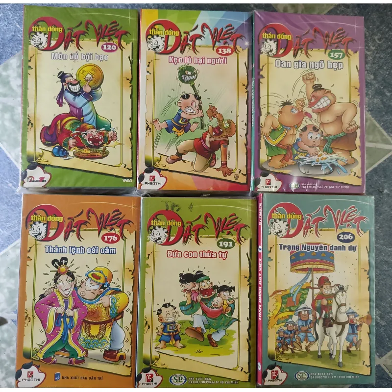 Bộ thần đồng đất Việt 228 tập + 5 cuốn thần đồng đất Việt Hoàng Sa Trường Sa 733379