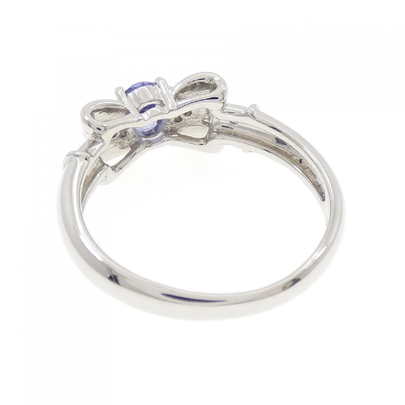 Nhẫn Tanzanite Ruy băng PT900 669235