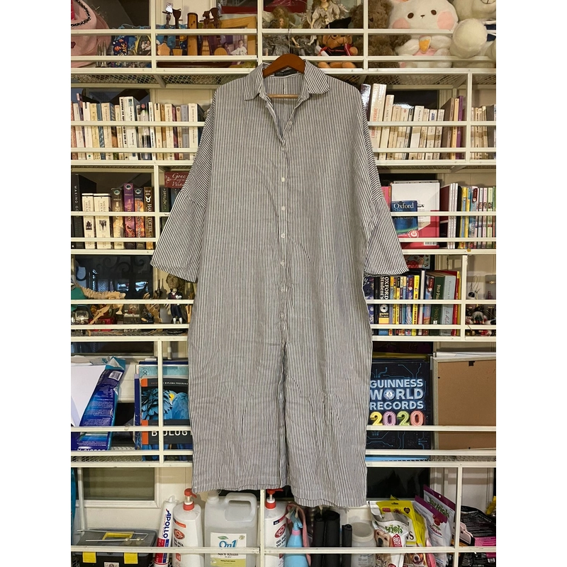 Đầm sơ mi xám, Size L 528409