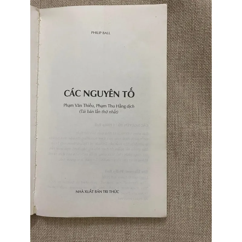 Các Nguyên Tố- Philip Ball.  1028014