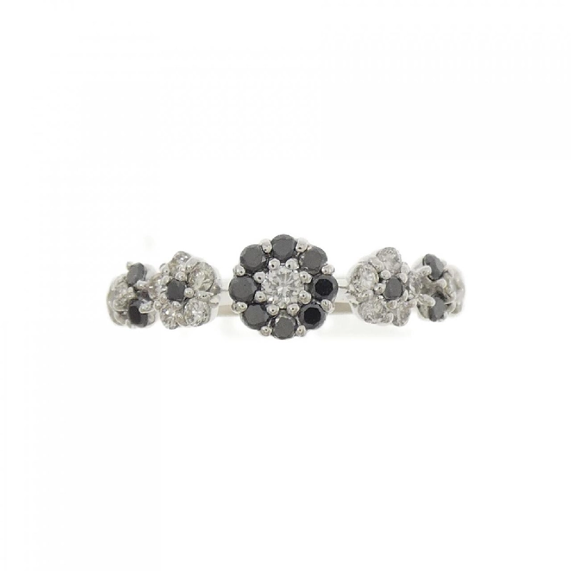 Nhẫn kim cương hoa K18WG 0.48CT - Hàng hiệu Authentic 853383