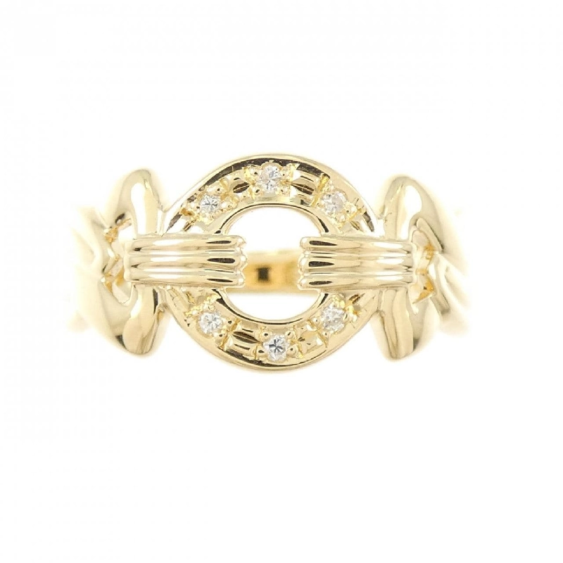 Nhẫn kim cương K18YG 671287