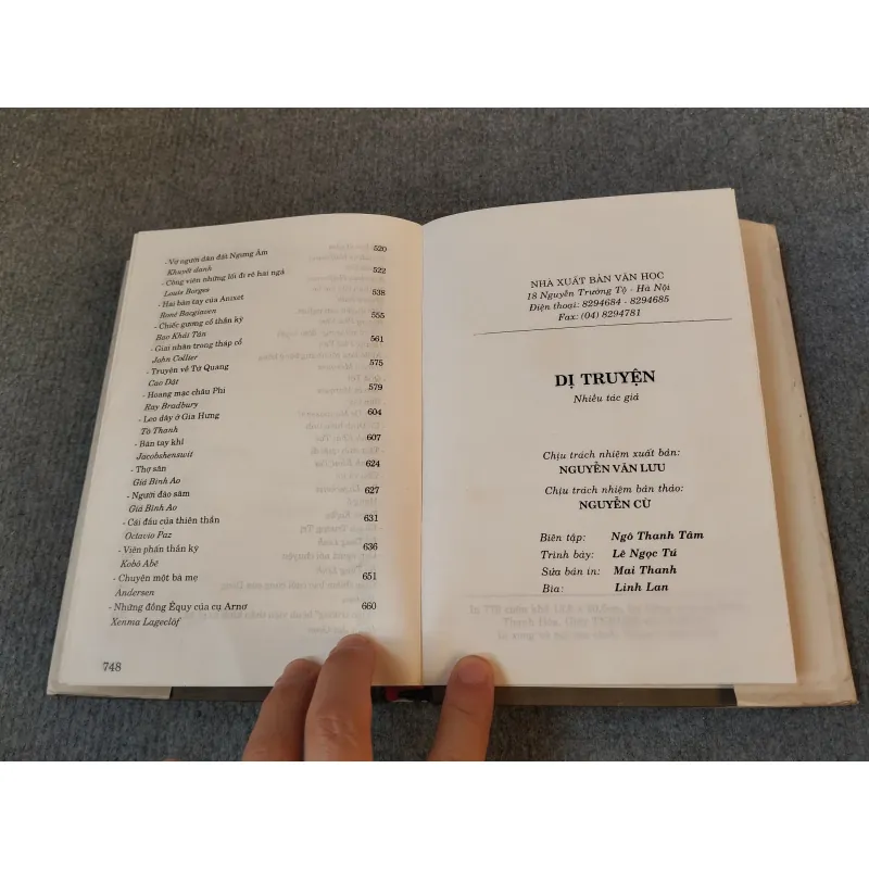DỊ TRUYỆN. TRUYỆN NGẮN QUÁI DỊ CHỌN LỌC 727171