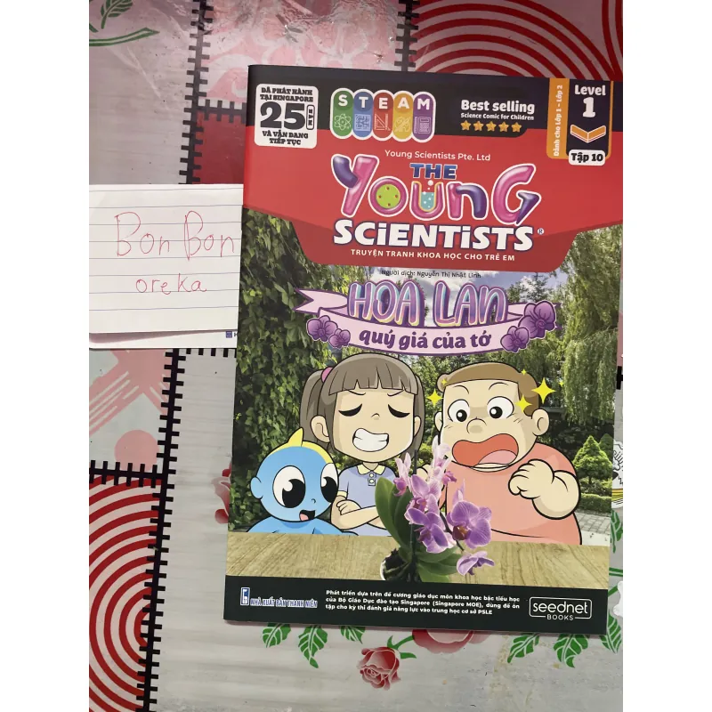 young scientists level 1 tập 10 truyện tranh khoa học cho trẻ em 936286