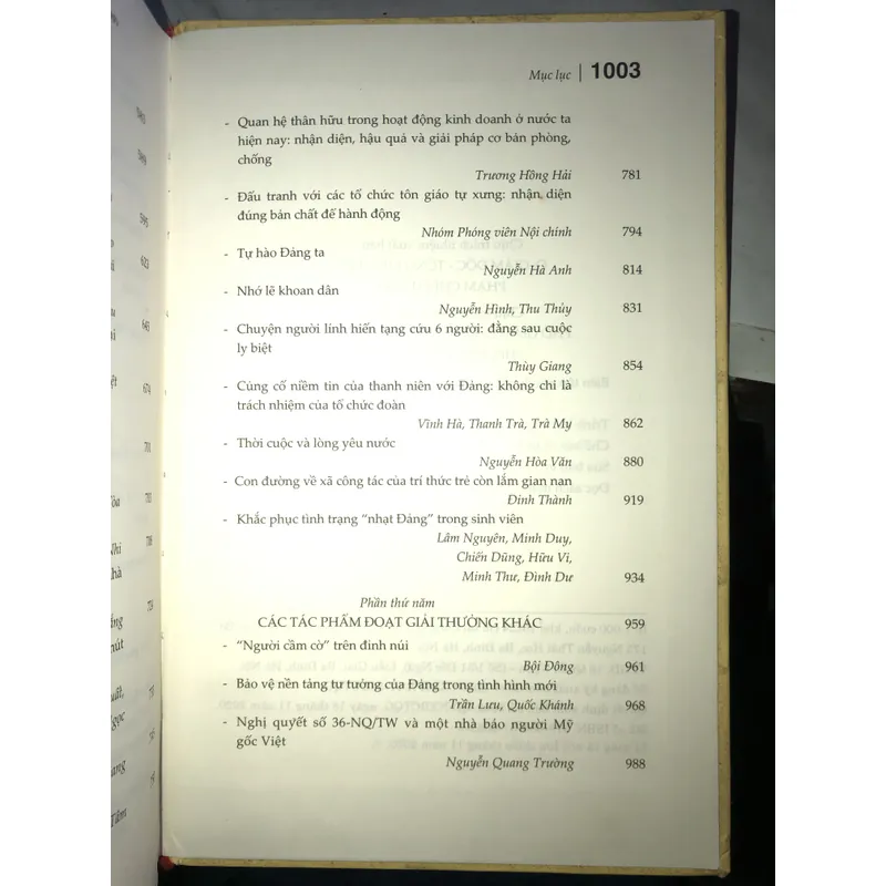 Các tác phẩm đoạt giải Búa Liềm Vàng (2016 - 2019) 705292