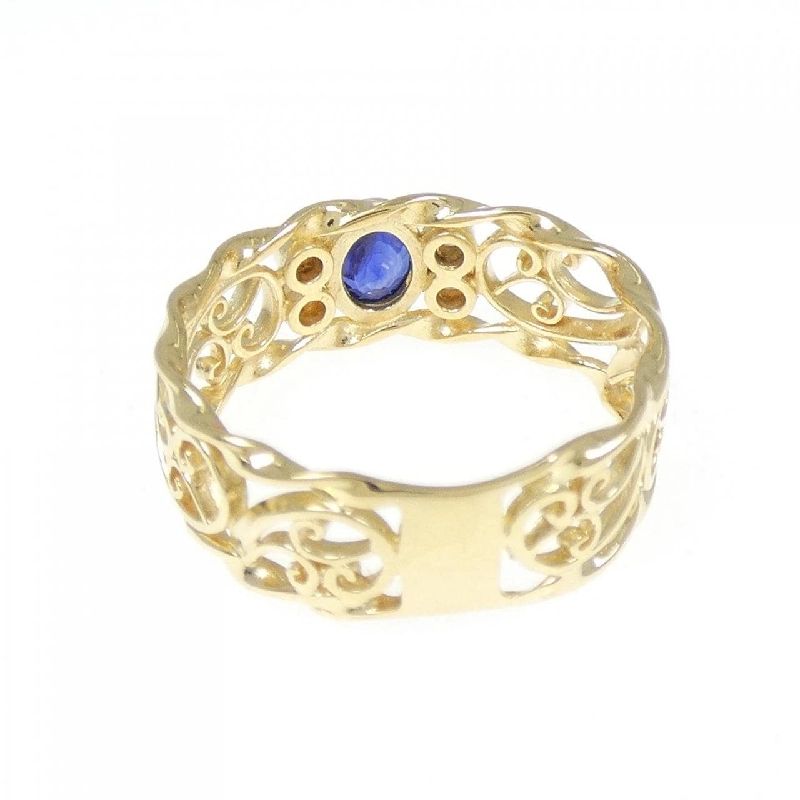 Nhẫn Sapphire K18YG 0.31CT 672323