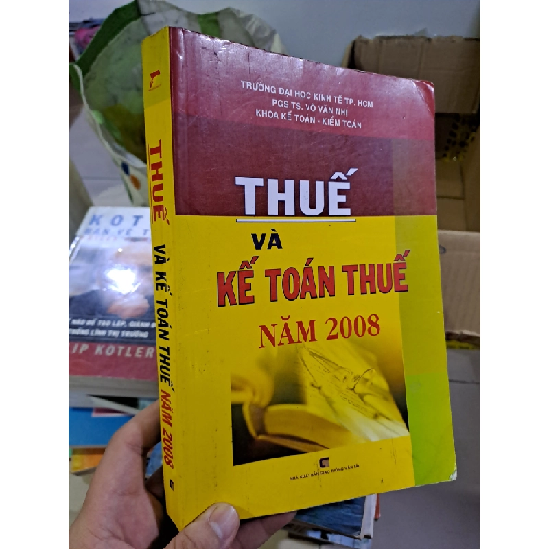 Thuế và kế toán thuế năm 2008 mới 80% ố nhẹ 2008 HCM0308 GIÁO TRÌNH, CHUYÊN MÔN 523988