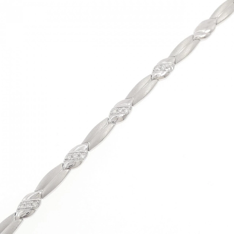 K18WG Vòng tay kim cương 0.25CT - Hàng hiệu Chính hãng 873022