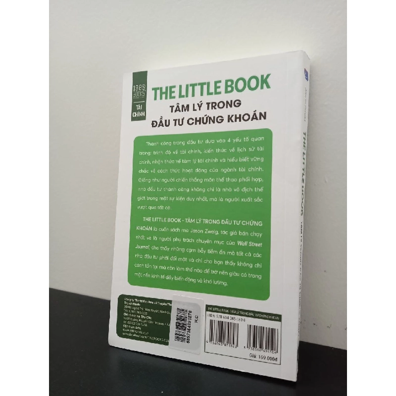 The Little Book: Tâm Lý Trong Đầu Tư Chứng Khoán - Jason Zweig New 100% HCM.ASB2703 342682