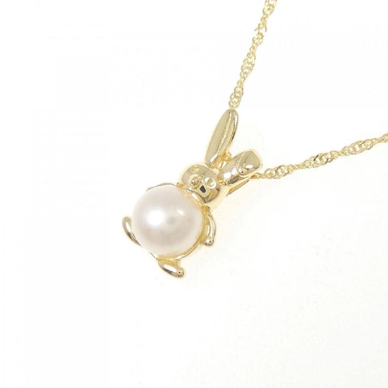 K18YG Thỏ Ngọc Trai Nước Ngọt Dây Chuyền - Hàng hiệu Chính hãng 855729