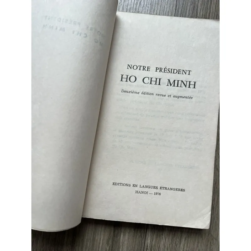📖 Notre Président Ho Chi Minh (sách tiếng Pháp, xb 1976) 719257