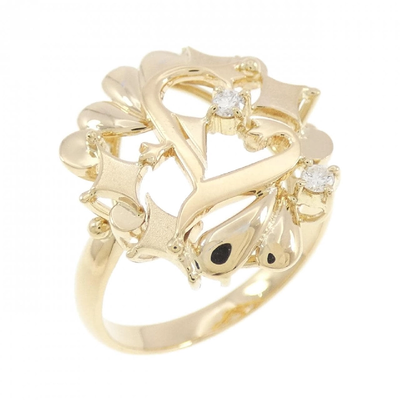 Nhẫn kim cương K18YG - Hàng hiệu Authentic 851606