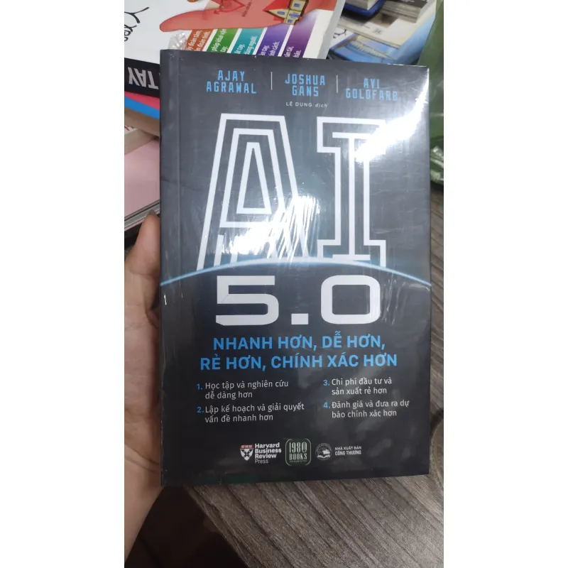 Sách - AI 5.0 - nhanh hơn dễ hơn rẻ hơn chính xác hơn - Sách nguyên seal 932419