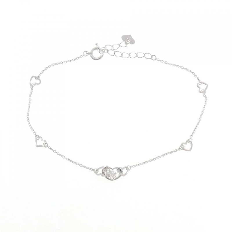 K10WG Heart Cubic Bracelet - Hàng hiệu Authentic 871024