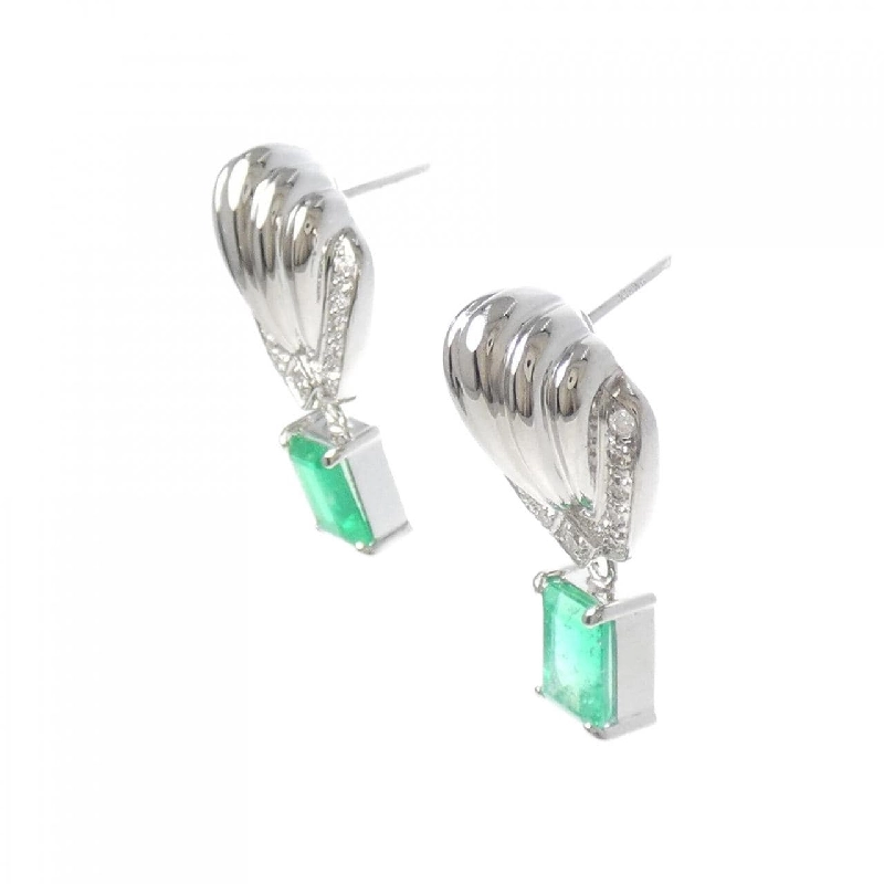 K18WG Bông tai Ngọc lục bảo 1.88CT - Hàng hiệu Chính hãng 868409