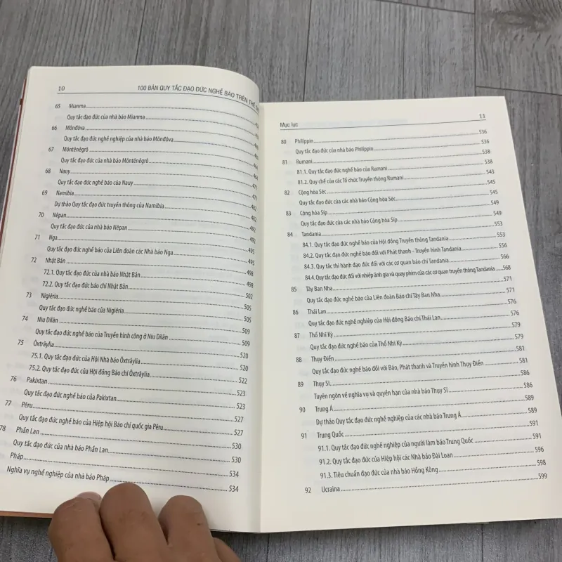 100 bản quy tắc đạo đức nghề báo trên thế giới. 7b1 1026391