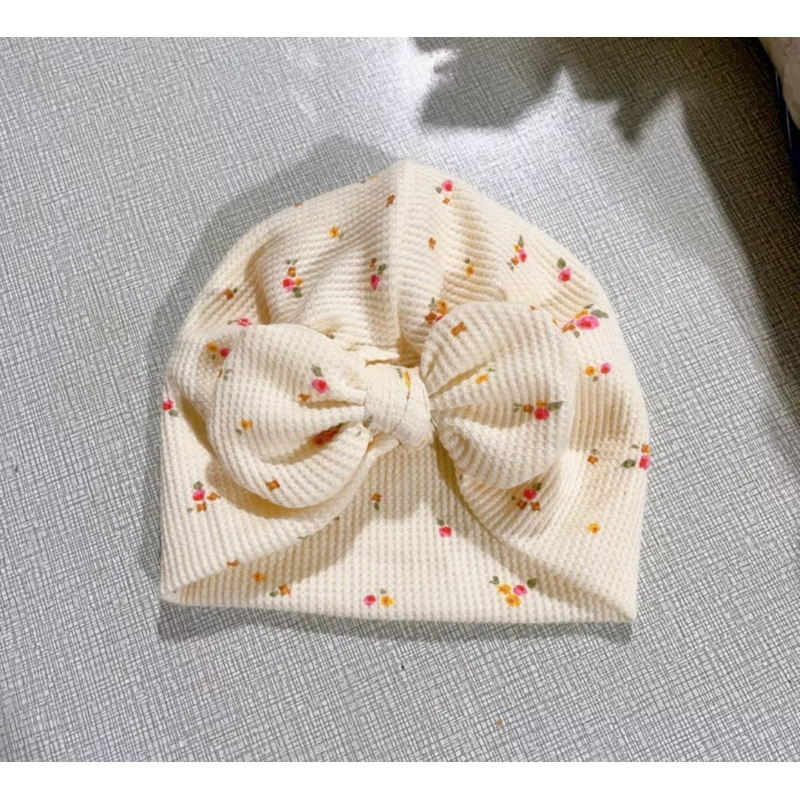Mũ Turban cho bé siêu xinh chất cotton Waffle Hàn 464207