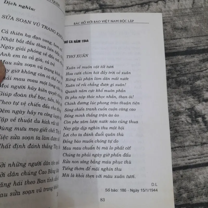 BÁC HỒ với báo VIỆT NAM ĐỘC LẬP. Tác giả Vũ Châu Quán 748490