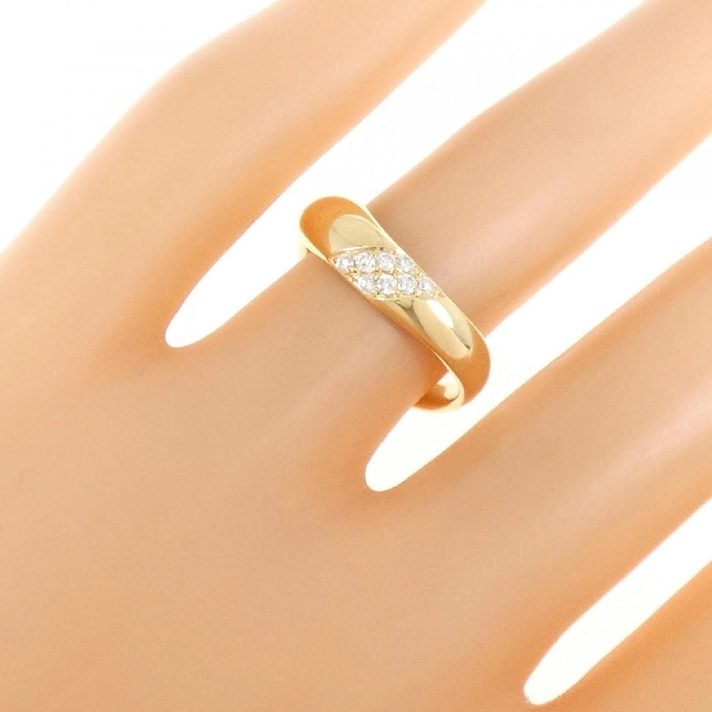 Nhẫn kim cương K18YG 0.10CT - Hàng hiệu Authentic 856183