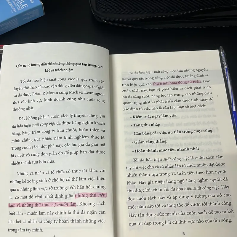 Tối đa hoá hiệu suất công việc 12 tháng làm trong 12 tuần 605313
