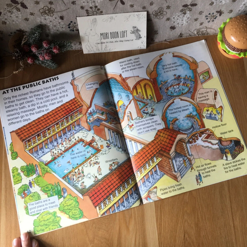 Sách tranh Rome and Romans (The Usborne Time Traveller), Used 442991