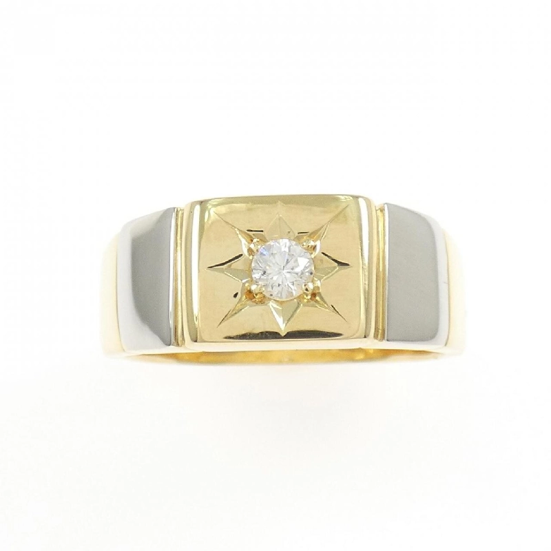 Nhẫn kim cương K18YG/PT900 0.11CT - Hàng hiệu Chính hãng 847339