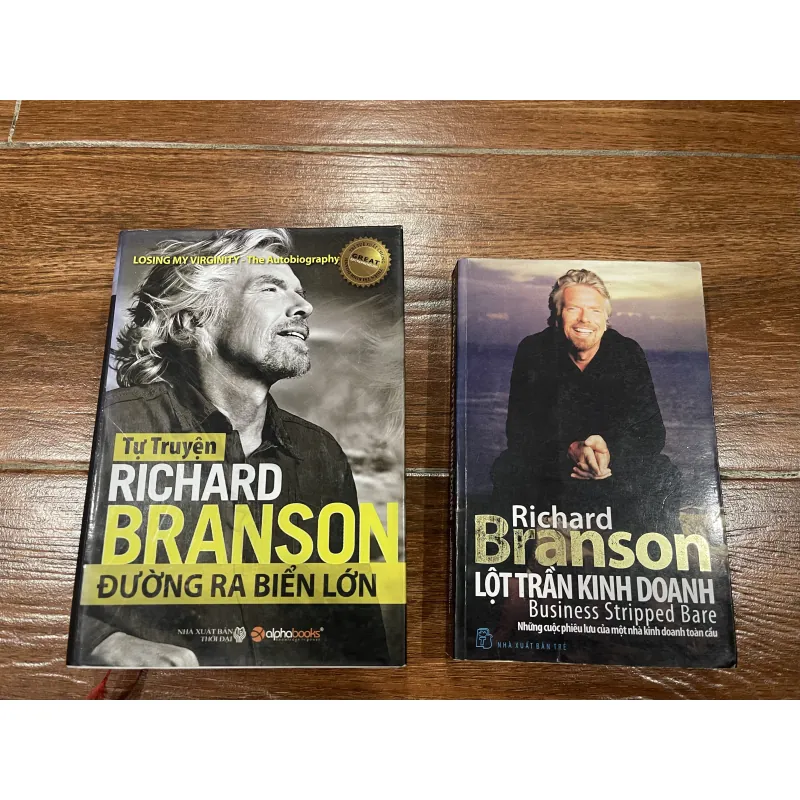 Tự truyện Richard Branson Đường ra biển lớn + Lột trần kinh doanh combo 2 cuốn 8) 758246