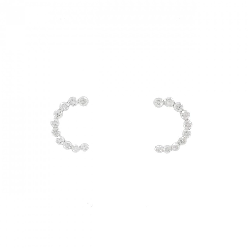 Bông tai kim cương 18KWG/K18WG - Hàng hiệu Authentic 868286