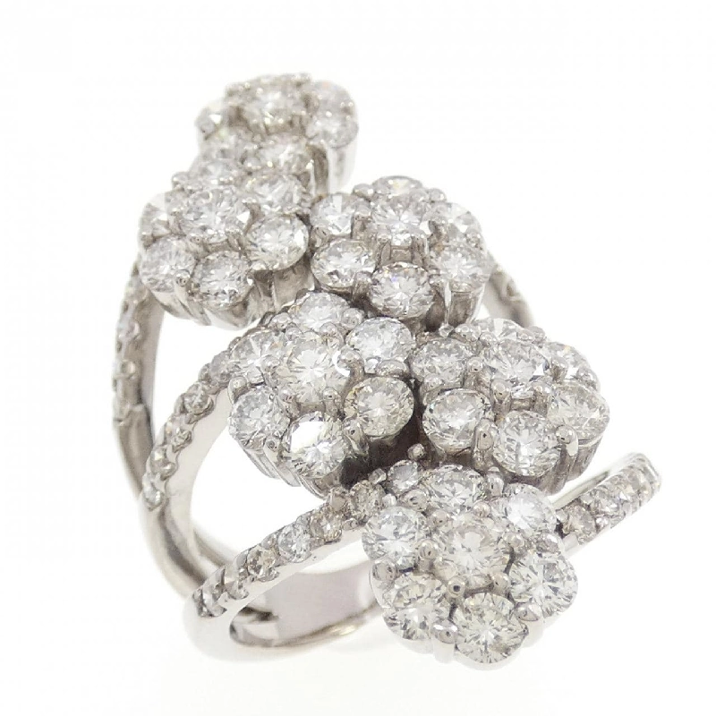 Nhẫn kim cương 750WG hoa 3.40CT - Hàng hiệu Authentic 849143