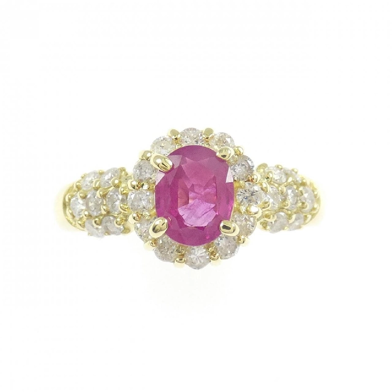 Nhẫn Ruby K18YG 0.66CT - Hàng hiệu Chính hãng 854445