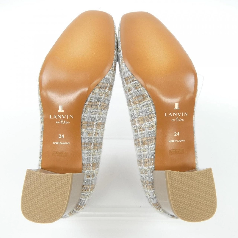 【Mã giảm giá】Giày cao gót LANVIN en Bleu 657314