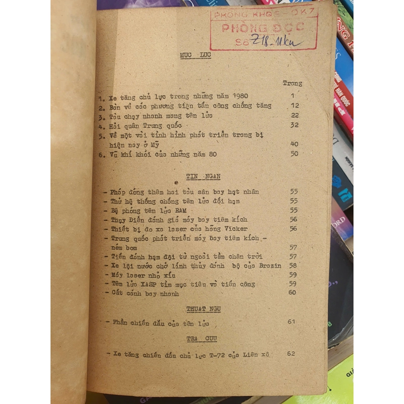 THÔNG TIN KHOA HỌC KỸ THUẬT QUÂN SỰ NƯỚC NGOÀI 10/1981 474181