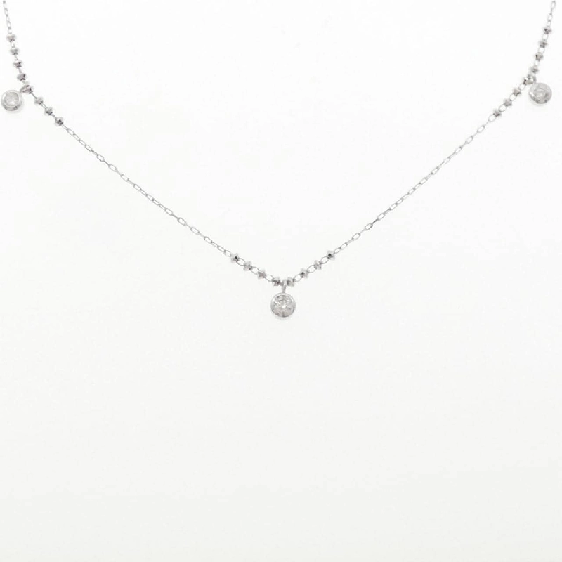 Dây chuyền kim cương K18WG 0.20CT - Hàng hiệu Chính hãng 860824