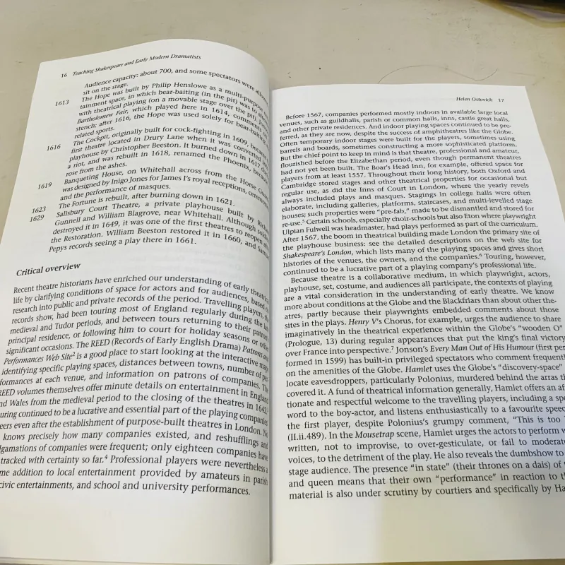 [Sách 2hand từ US] Like new 90% - Teaching Shakespeare and Early Modern Dramatists 800445