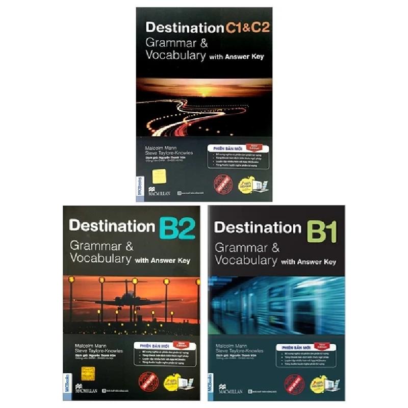 Destination - Grammar And Vocabulary with Answer Key - B1 + B2 + C1 And C2 (Bộ 3 Cuốn) - Malcome Mann, Steve Taylore-Knowles 285456