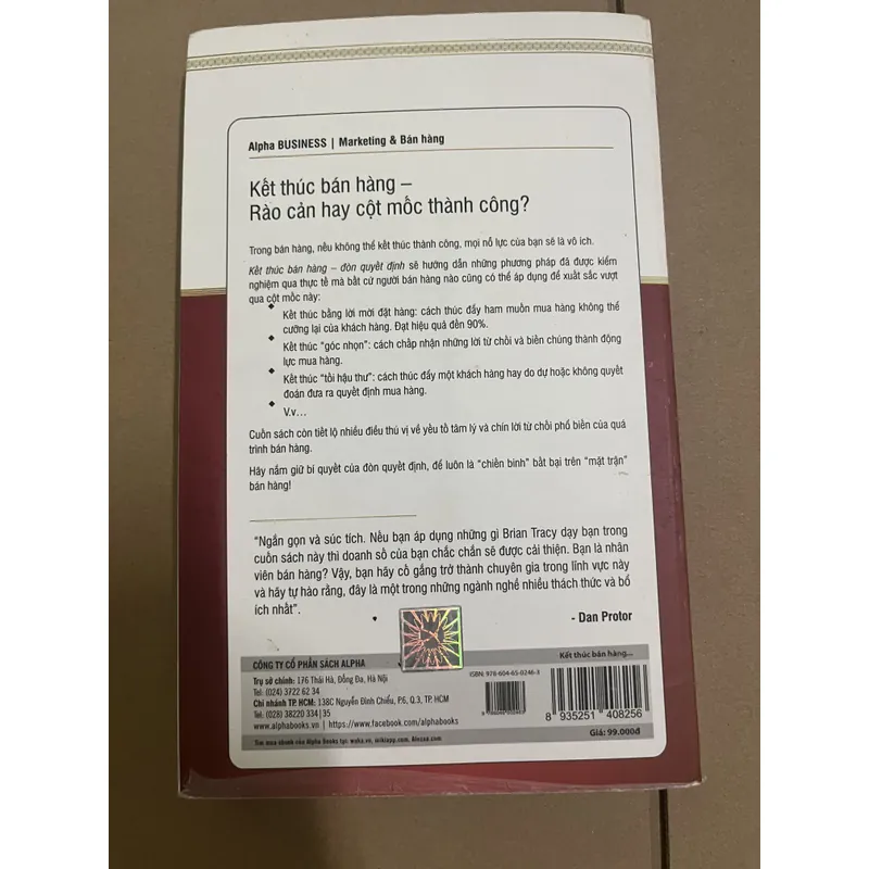 Kết thúc bán hàng - đòn quyết định Brian Tracy 729030