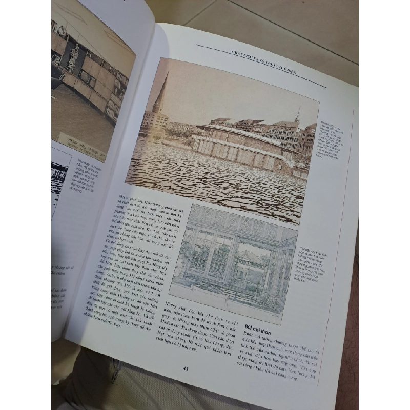 Diễn họa kiến trúc Philip Crowe sách tranh màu mới 90% rách nhẹ 1 trang 1996 HCM0308 GIÁO TRÌNH, CHUYÊN MÔN 523854