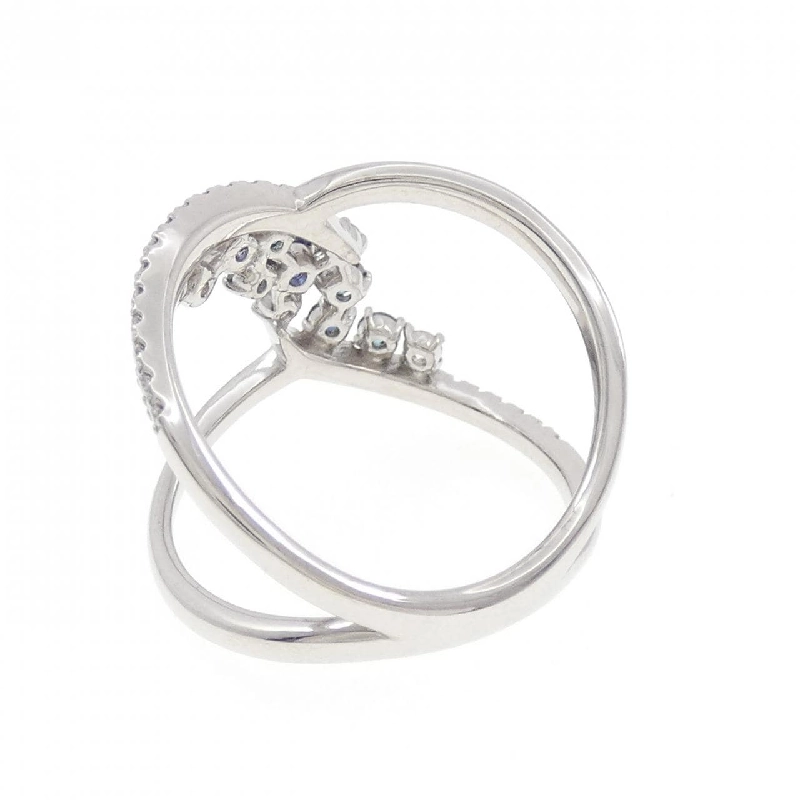 Nhẫn Sapphire K18WG 0.18CT 666424