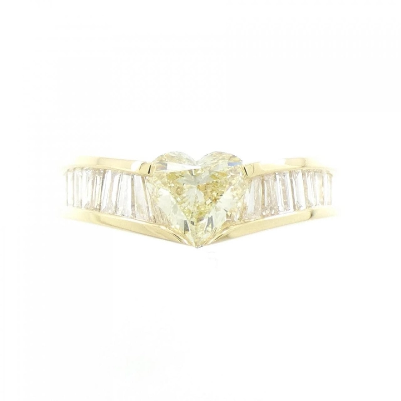 Nhẫn kim cương hình trái tim K18YG 0.810CT 673377